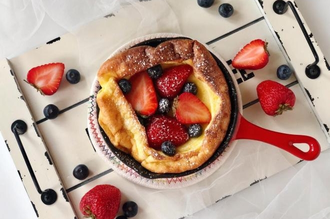 热腾腾胖乎乎的荷兰松饼，操作简单又美味