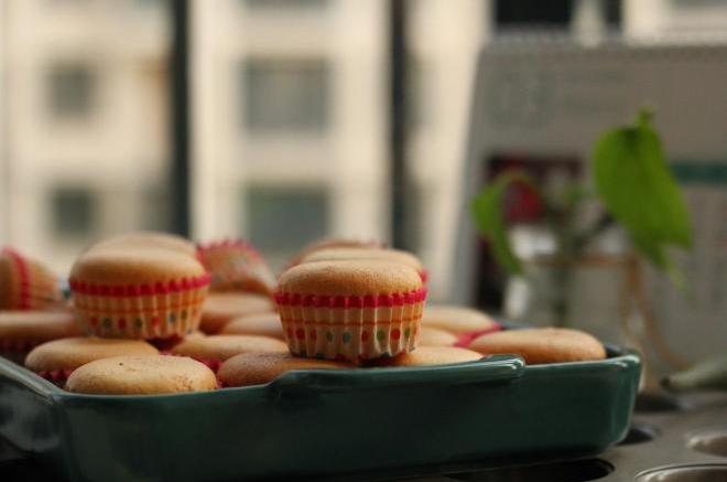 迷你酸奶烫面戚风杯子蛋糕
