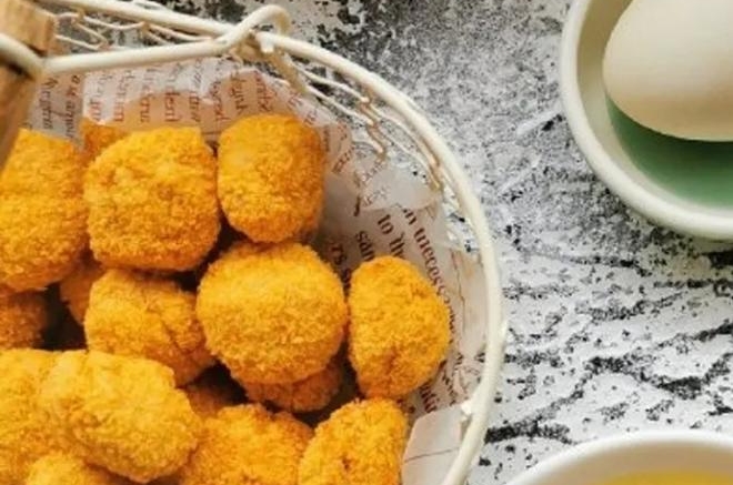 法式黑椒烤鸡米花，简单好吃，馋到流口水