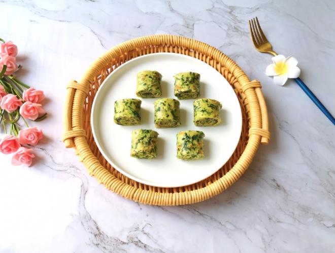 菠菜蛋卷
