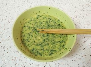 搅拌均匀静置几分钟。