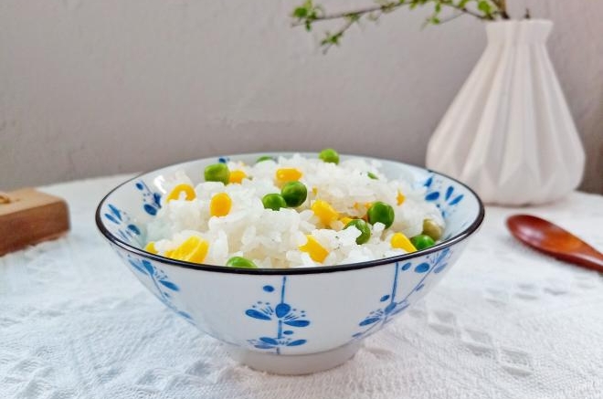 豌豆玉米牛肉饭