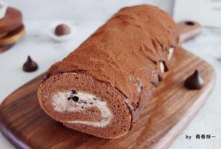 筛上可可粉即可