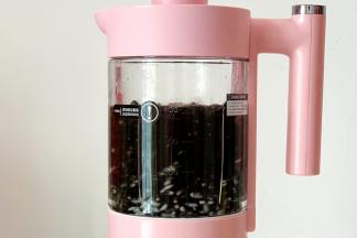 启动破壁机米糊程序。