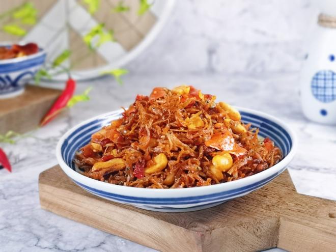 香酥脆椒银鱼干