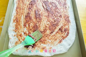 番茄酱抹在上面