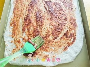 番茄酱抹在上面