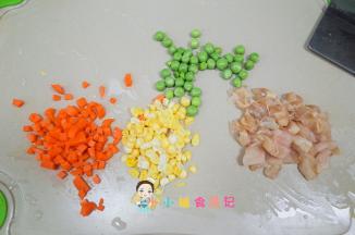 材料全部切丁备用