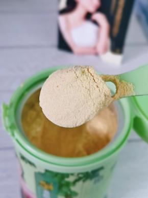 再加入葛根木瓜魔芋粉，椰蓉，搅拌均匀。