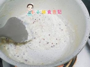 搅拌到这个粘稠状就可以关火了