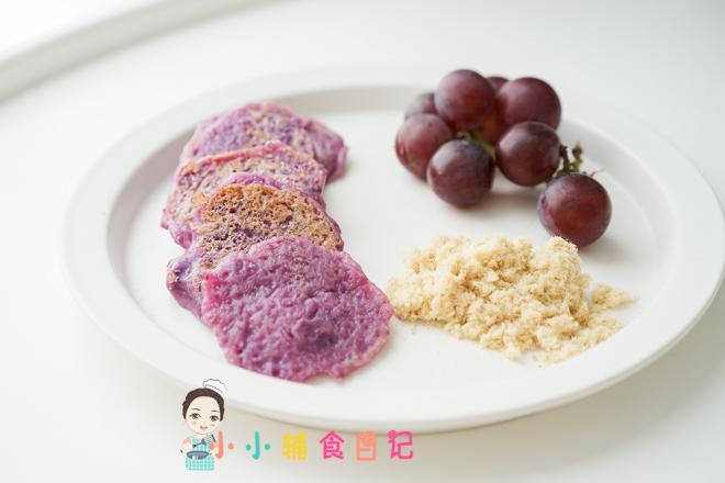 10个月以上紫薯谷物米饼