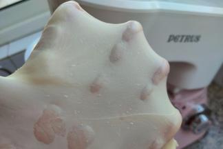 加入黄油，继续2档15分钟转3档5分钟，能扯出较为结实的透明薄膜即可。