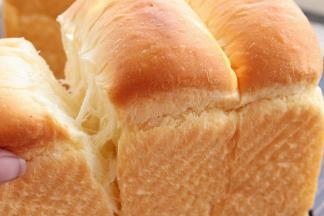 冷藏中种法淡奶油吐司成品图