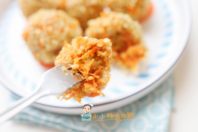 10个月以上辅食胡萝卜藜麦肉丸