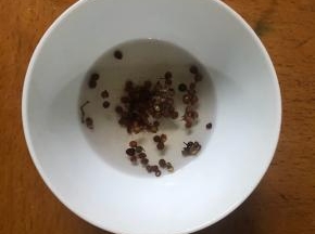 2g花椒加50g开水。