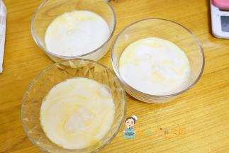 牛奶35-40g糖5g混合均匀