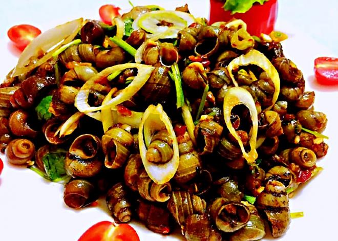 辣炒田螺