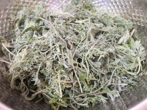 看一下这个就是生的白蒿。