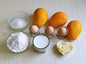 准备食材，芒果的量可以根据实际实况来增减，根据个人喜好可多可少。