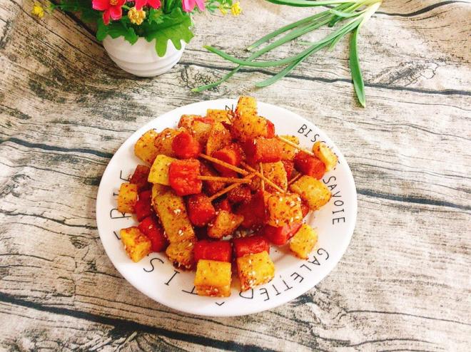 牙签土豆火腿肠