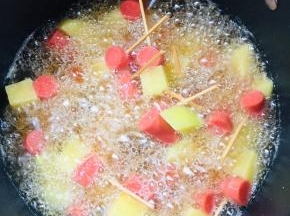 五成油温下锅炸！