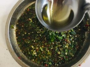 第二次淋热油！