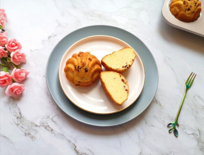 蔓越莓玛德琳蛋糕