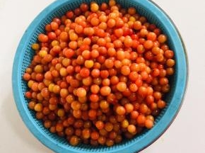 捞出，沥干水分备用！