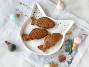 把面糊全部挤完烤好就OK啦！是不是很可爱？