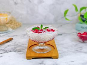 这样蔓越莓西米露就完成啦！