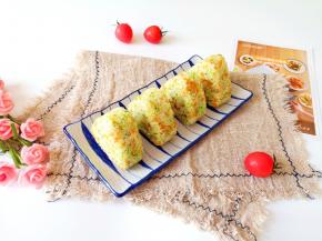营养又好吃的蔬菜饭团。