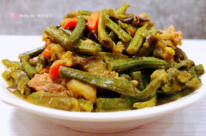 豇豆炖茄子