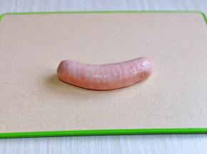 香肠切花刀，可以根据个人喜好任意切。