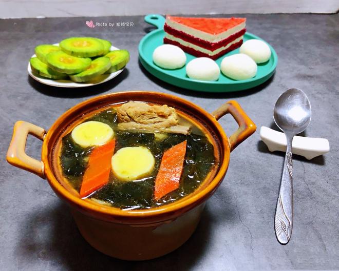 排骨海带豆腐汤