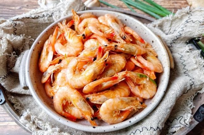 自制盐焗虾