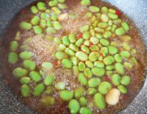 盖上锅盖大火烧开。