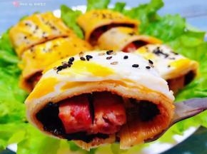 烤冷面入口香辣味浓有种停不下来的感觉