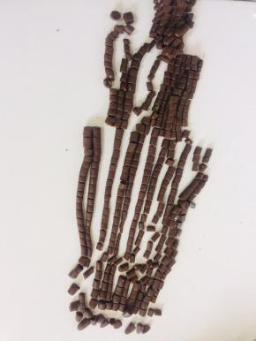 切成等份儿的小段儿！