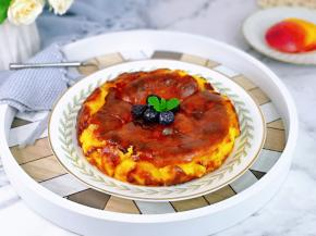 装饰了几颗蓝莓与薄荷叶，简单易学，喜欢的做起来。