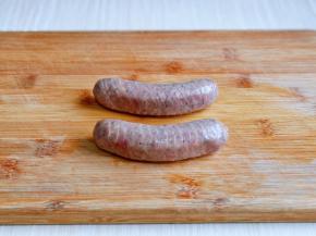 香肠切花刀，可以根据个人喜好任意切。