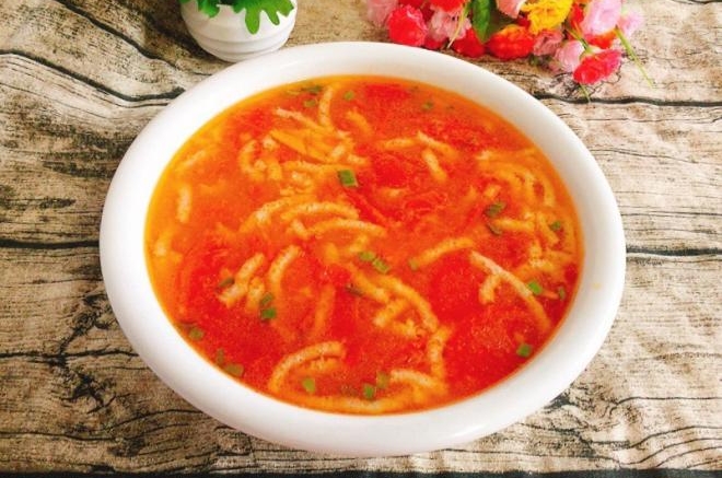 西红柿牛筋面汤