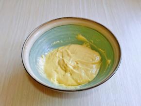 做好的蛋糕糊，特别细腻。