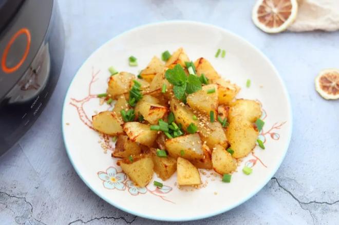 【食谱】空气炸土豆，1包料轻松搞定