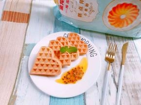 外酥里嫩的华夫饼完成