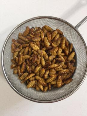 捞出沥干水分备用！