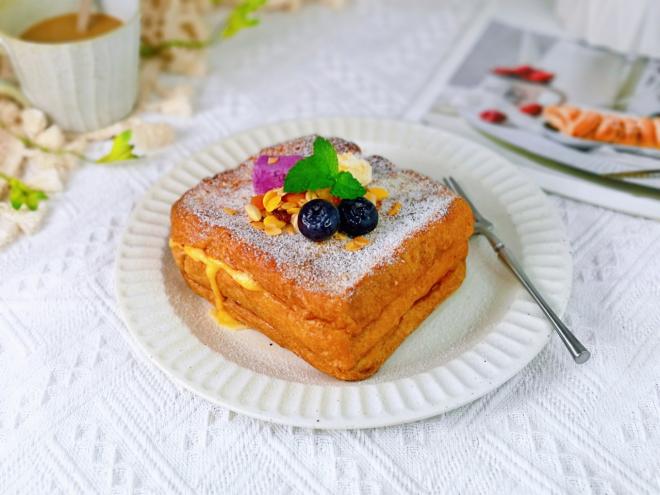 培根芝士全麦吐司