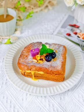 爆浆了呀～口感只有吃的人才知道。