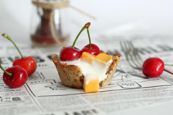 燕麦水果酸奶杯