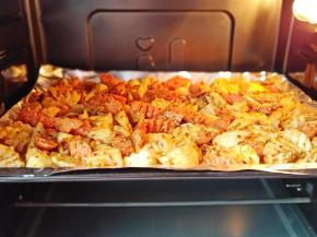 200度烤30分钟。