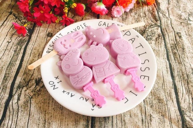 香芋味儿冰淇淋雪糕